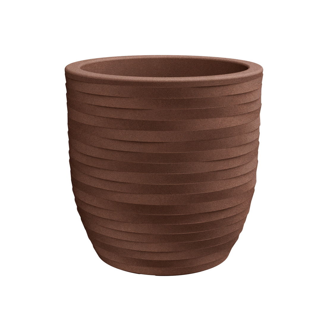 Vaso RHEA ELEGANCE – Nicoli | Vaso Tondo in Resina per Interni ed Esterni
