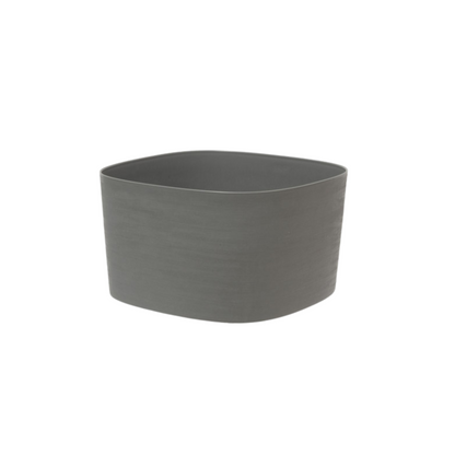Tera vaso per fiori elegante Rodi, in polietilene, cm 37x37x21h, per interno ed esterno, sistema di riserva d&