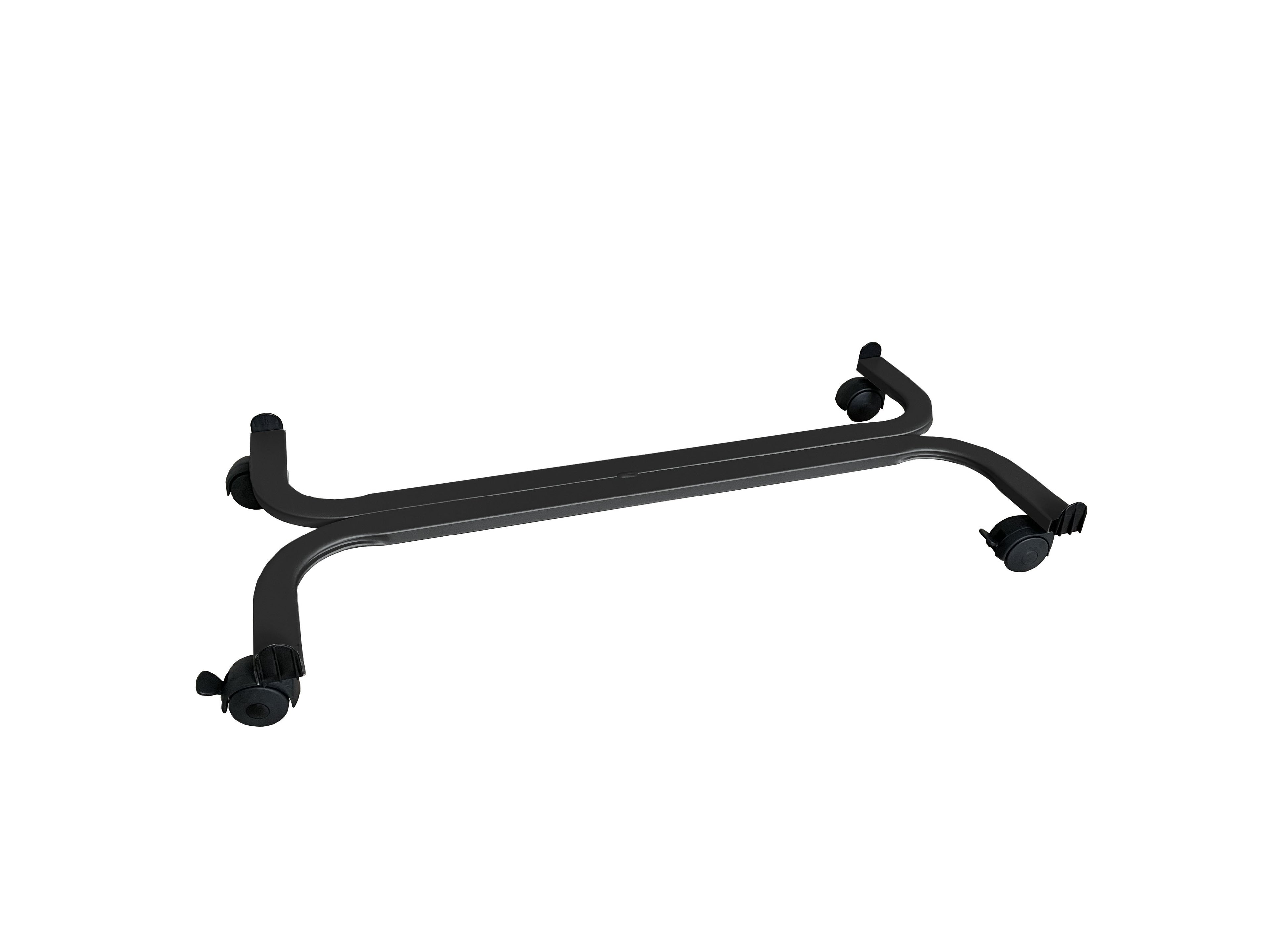 Carrello Portavasi quadrato con ruote in plastica Speedy