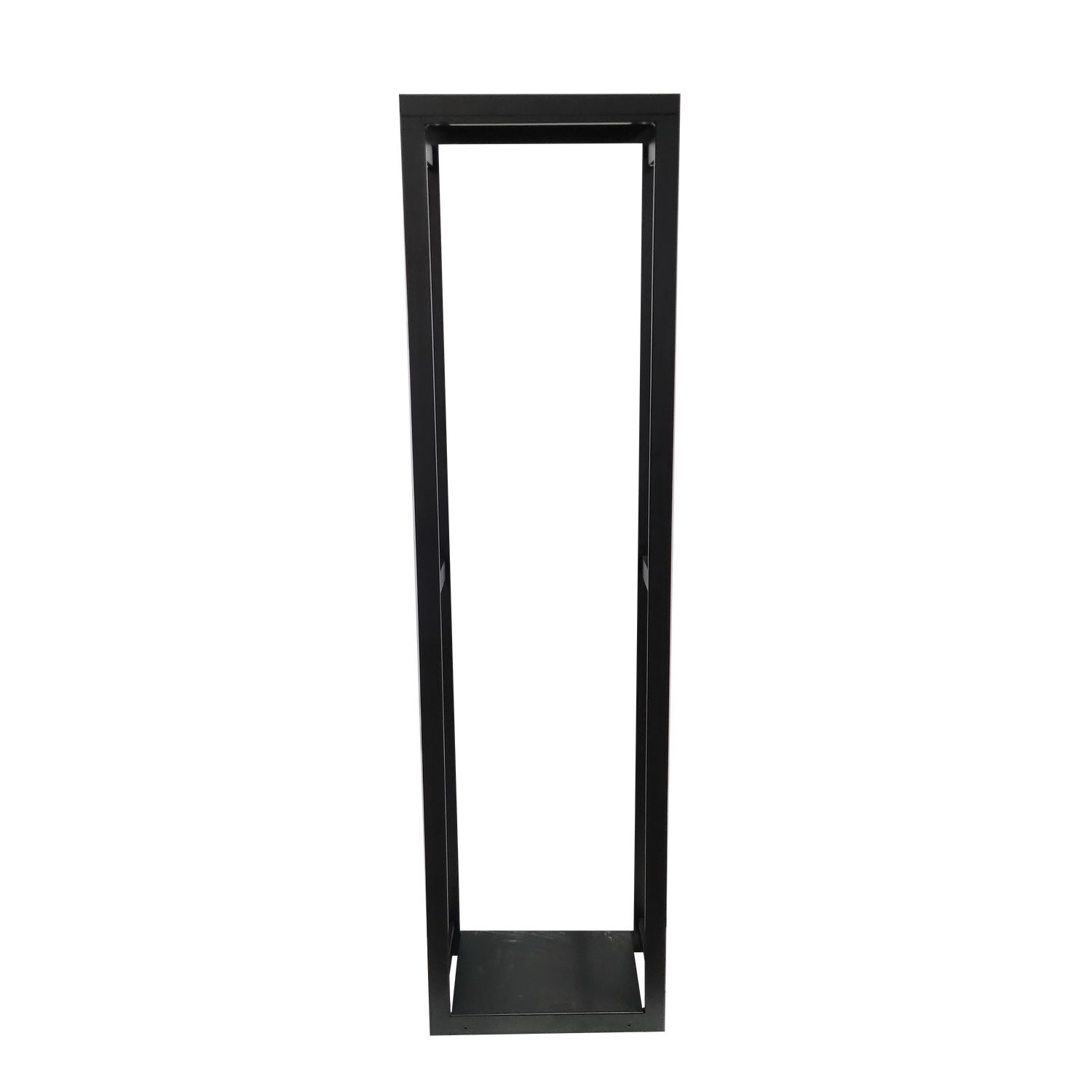 Scaffale porta legna in acciaio con ripiano porta oggetti