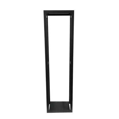 Scaffale porta legna in acciaio con ripiano porta oggetti