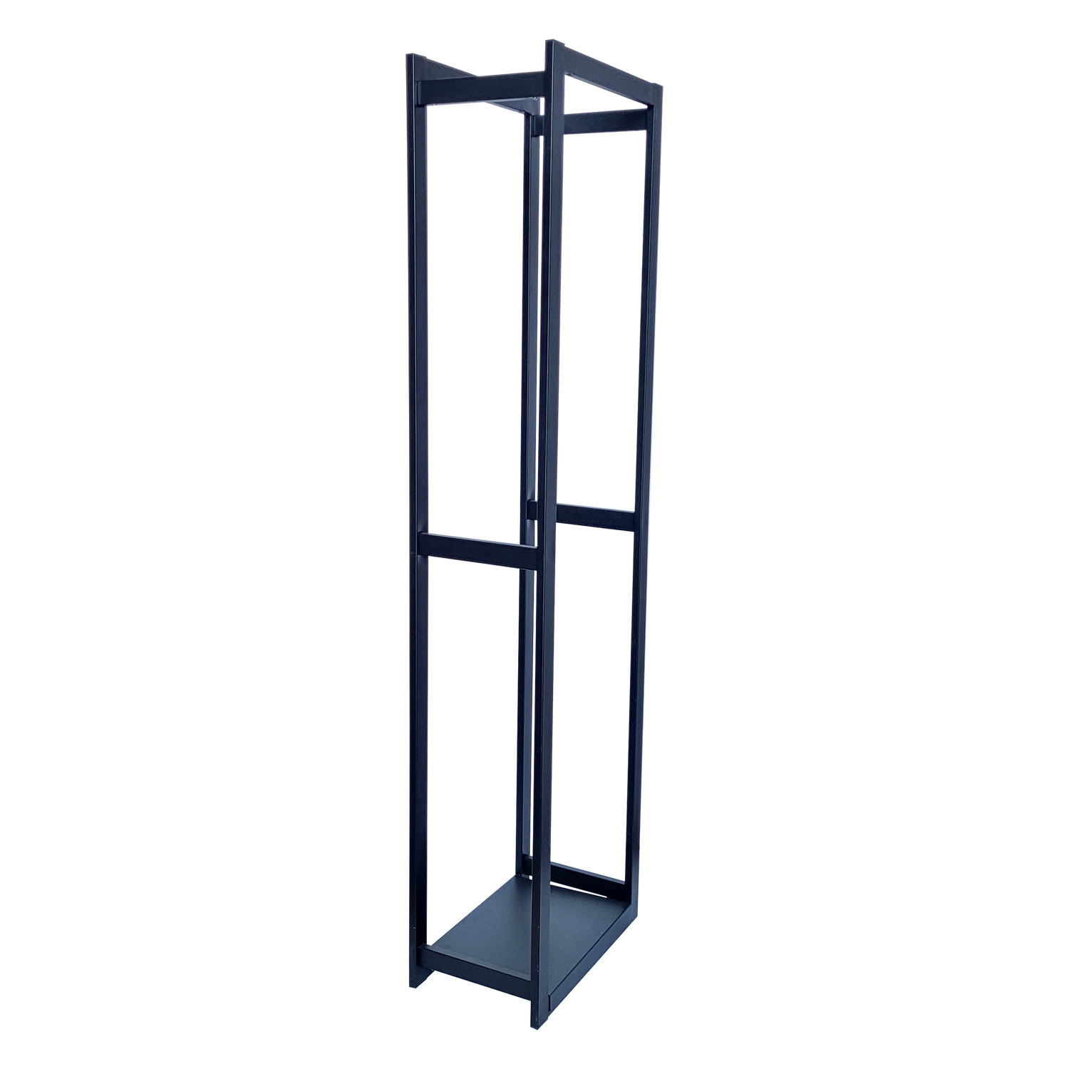 Scaffale porta legna in acciaio con ripiano porta oggetti