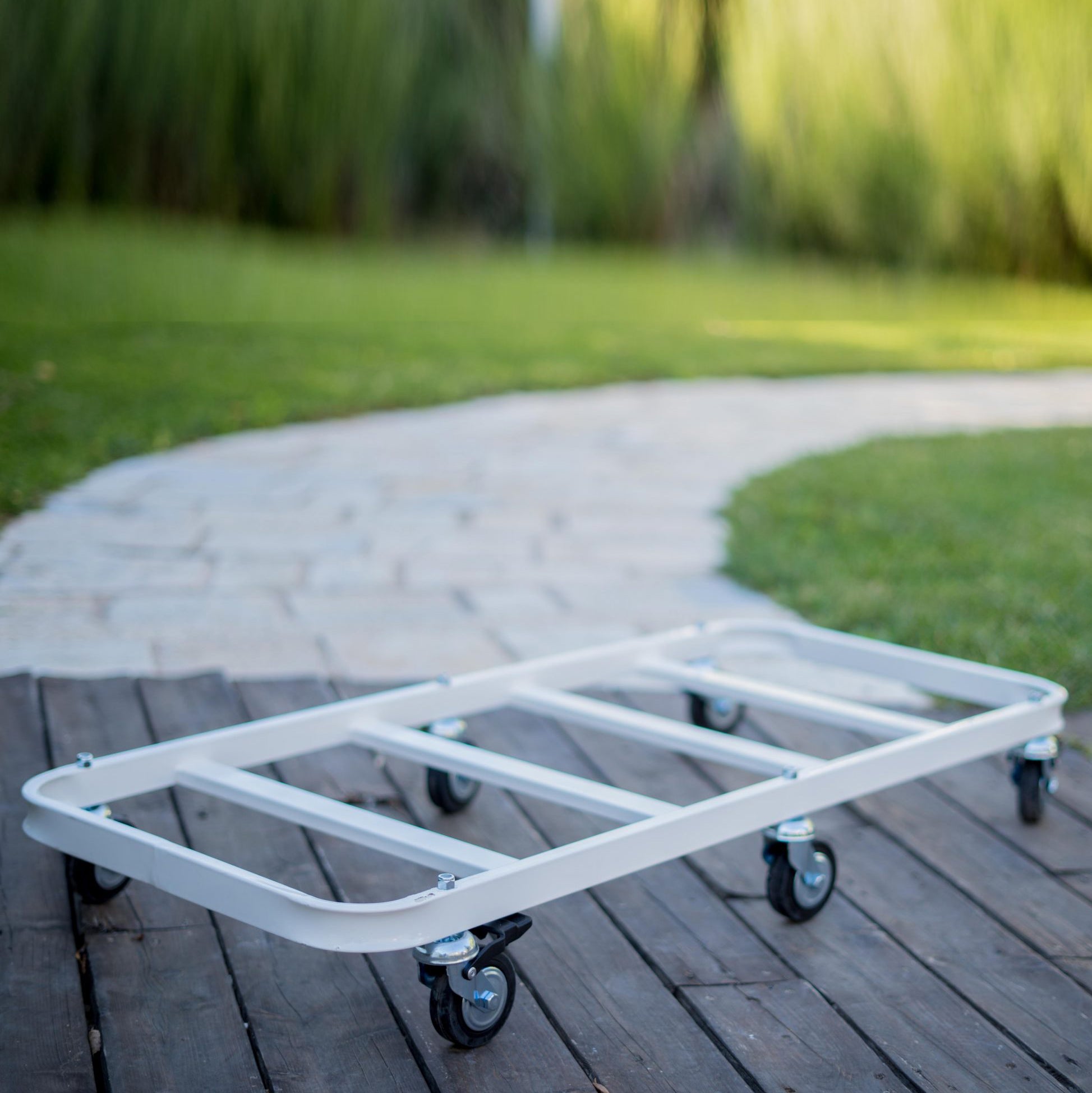carrello sottovaso rettangolare