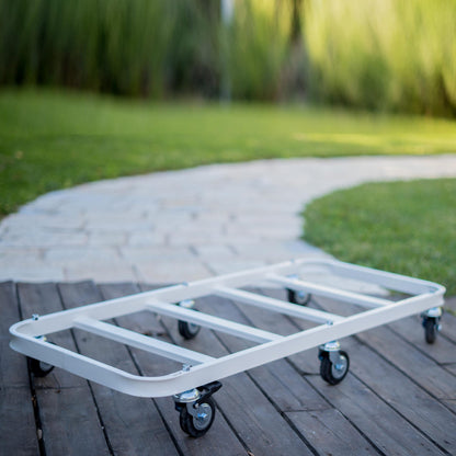 carrello sottovaso rettangolare