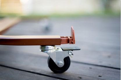 porta vasi, carrello porta piante rettangolare con ruote industriali in metallo regolabile, carrelli per trasporto vasi, carrello sottovaso rettangolare 